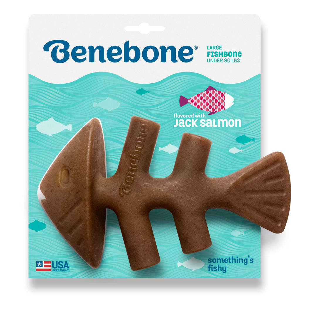Benebone Fishbone with Jack Salmon